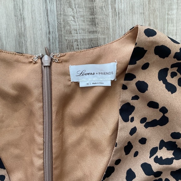 Lovers & Friends Cheetah Jill Romper Size Extra Extra Small - Picture 4 of 8